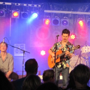 Simon Hudson and band at Breminale Festival, Germany